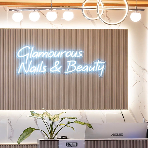 Glamorous Nails salon interior